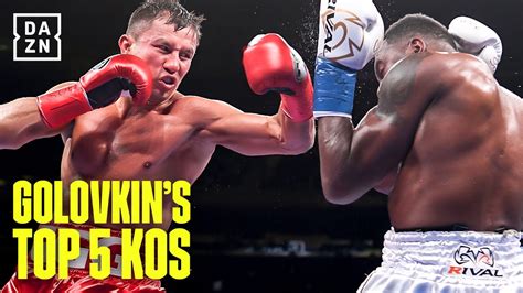 Gennadiy GGG Golovkin S Top 5 KNOCKOUTS YouTube