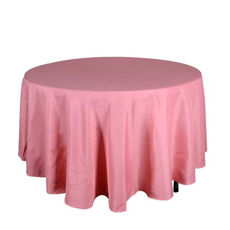 90 Inch Round Tablecloths Coral ( Width: 90 Inch | Round ...