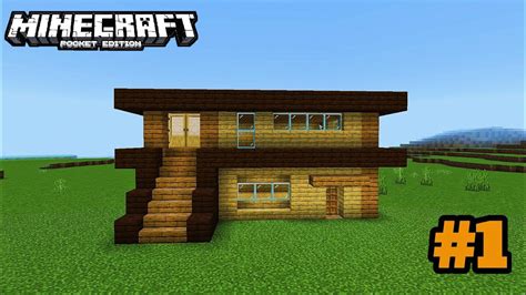 Minecraft Pe Survival Series Ep In Hindi I Made Survival House In