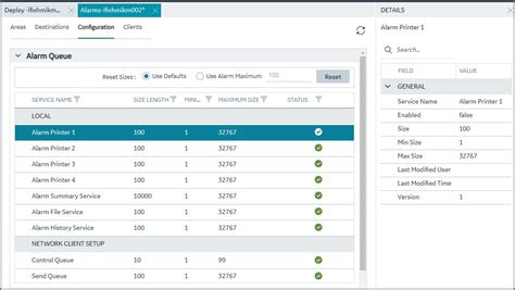 Alarm Queue Configuration Configuration Hub 2023 Documentation Ge