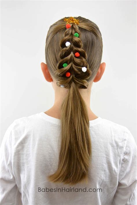 Christmas Tree Pull Through Braid Babes In Hairland