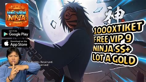 GAME NARUTO TERBARU RAMAH F2P BANGET DAPAT VIP9 1000X TIKET NINJA SS