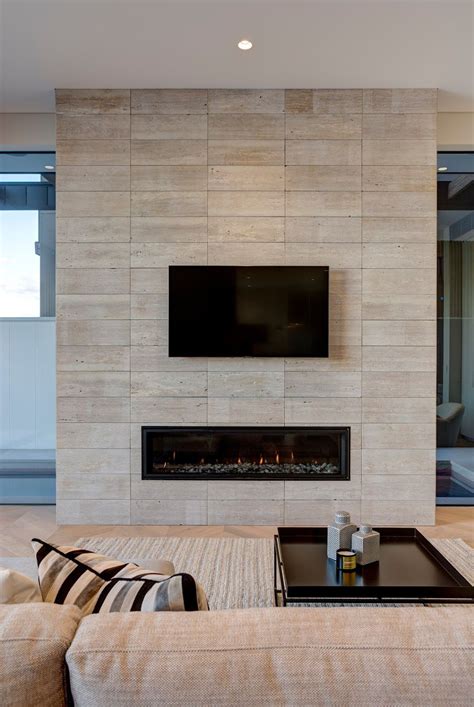 Luxurious stone fireplace | Fireplace accent walls, Stone fireplace ...