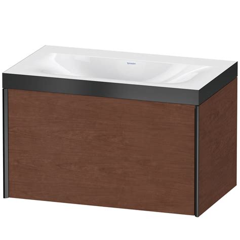 Duravit XV4610NB213P XViu 32 Wall Mounted Single Basin Build