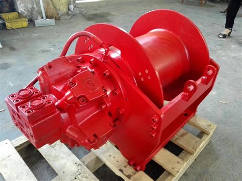 Factory Support Wire Rope Pulling Hydraulic Winch With Large Capacity