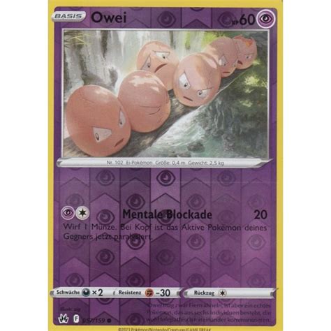 Owei Reverse Holo Zenit Der K Nige Pokemon Karte Kaufen