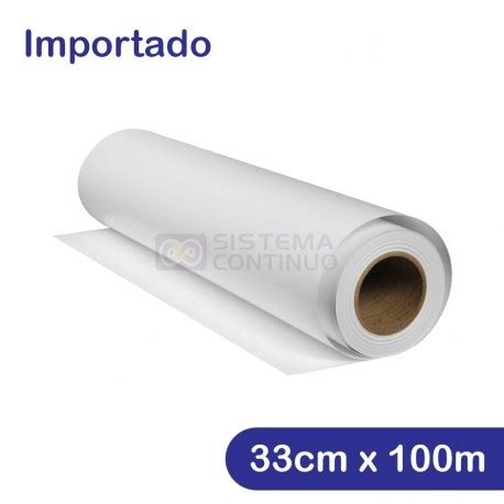 Rollo Papel Sublimacion Importado 100gr 33cm X 100mts