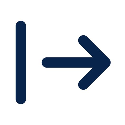 Align Right Arrow User Interface Gesture Icons