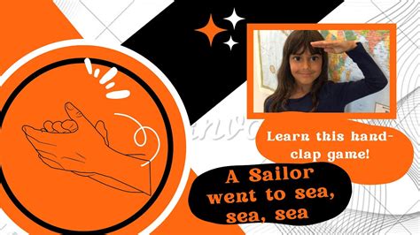 Hand Clap Game A Sailor Went To Sea Sea Sea Handclap Handclappinggame Youtube