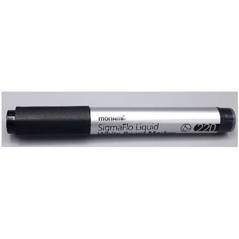 Monami Sigmaflo Whiteboard Marker Black Demza