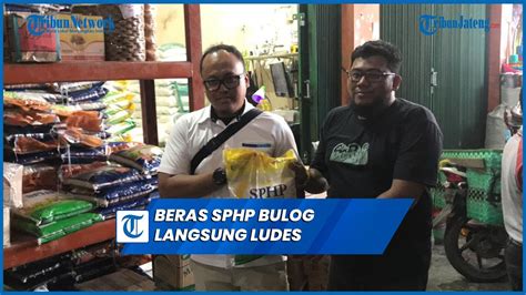 Beras SPHP Bulog Dijual Murah Langsung Ludes Di Pasar Bintoro Demak