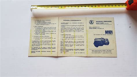 Owners Manuals Morini Franco Motore M Manuale Uso Originale