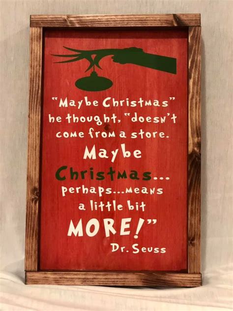 Dr. Seuss’ The Grinch Christmas Quote | Wenger Designs