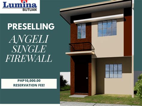 Angeli Single Firewall Preselling Houses And Lots March In