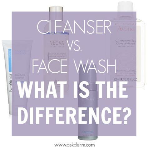 Cleanser Vs Face Wash What Is The Difference