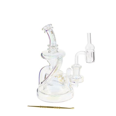 Diamond Glass Klein Recycler Dab Rig Kit Smoking Outlet