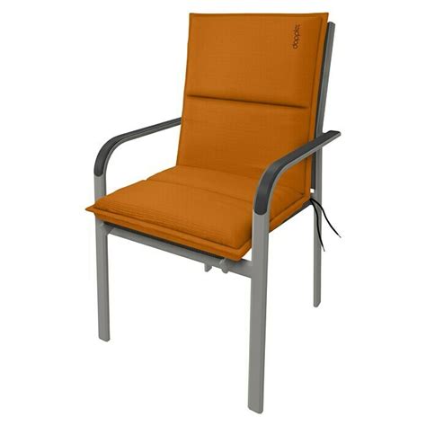 Doppler Sitzauflage City Orange Niederlehner L X B X H 100 X 48 X 6