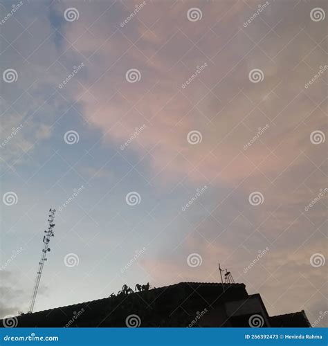 Pink Sky at Yogyakarta City Stock Image - Image of coty, coast: 266392473