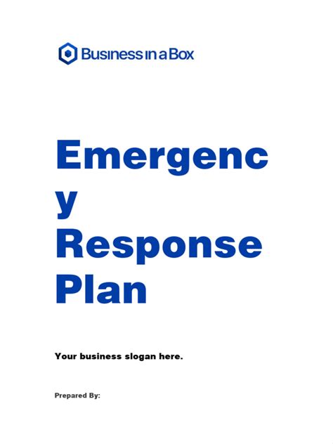 Emergency Response Plan | Download Free PDF | Emergency | Emergency ...