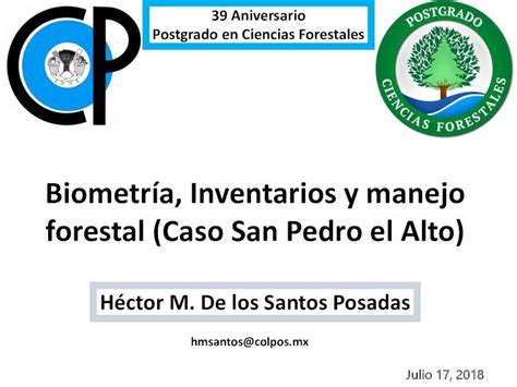 PDF Biometría Inventarios y manejo forestal Caso San Pedro el Alto