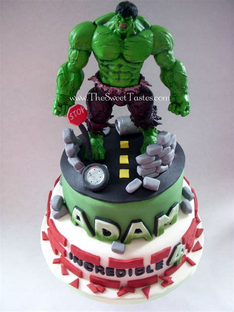 Incredible Hulk Birthday Cake Wwwthesweettastescom - CakeCentral.com