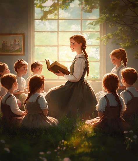 Best 13 Midjourney: Teacher receives flowers from appreciative students ...