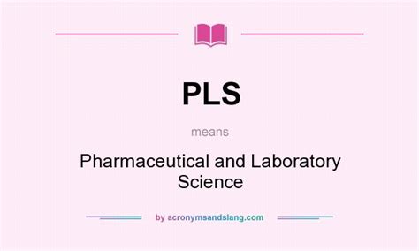 Pls Pharmaceutical And Laboratory Science In Undefined By