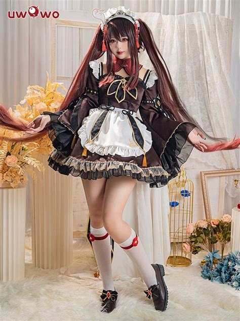 Hu Tao Maid Dress Genshin Impact Cosplay Pre Sale Hobbies Toys