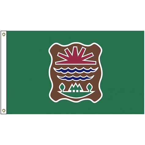 NAT-3×5-RLO 3′ x 5′ Red Lake Ojibwe Tribe Flag With Heading And ...