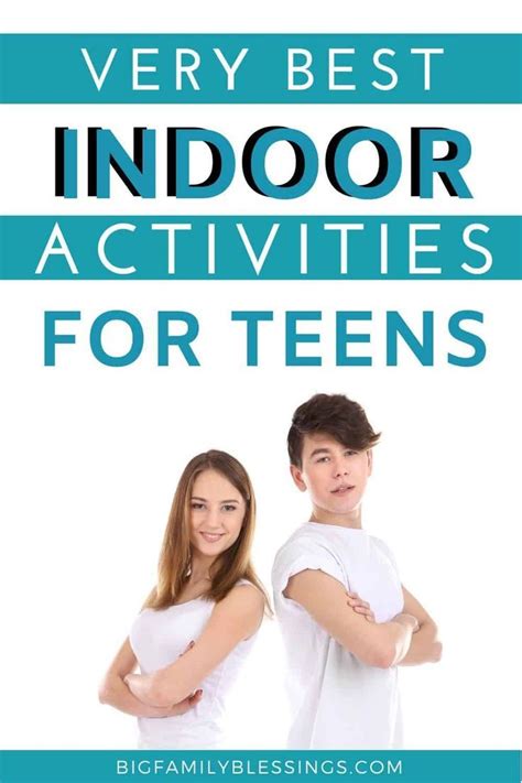 The Best Indoor Activities For Tweens And Teens Artofit