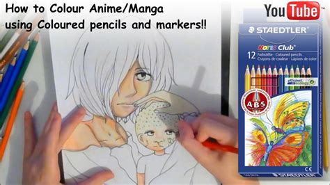 How To Color Anime Manga Using Colored Pencils By Nekokorochii On Deviantart