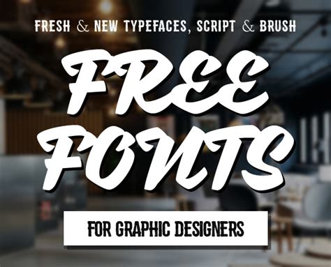 22 New Free Fonts for Graphic Designers | Fonts | Graphic Design Junction