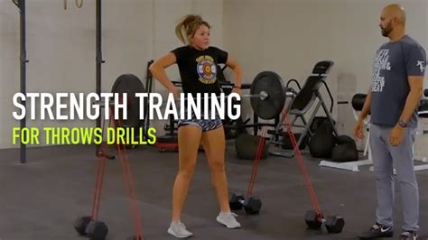 Strength Training For Throws Drills Shot Put And Discus Youtube