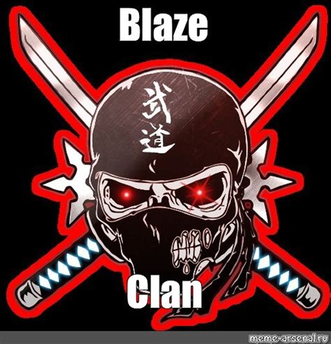 Create Meme The Emblem For The Clan With The Name And Weapons Cool