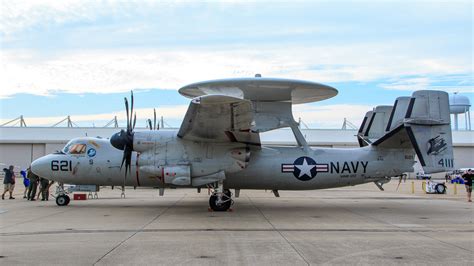 Grumman E 2c Hawkeye Of Vaw 120 Greyhawks From Ns Norfol Flickr