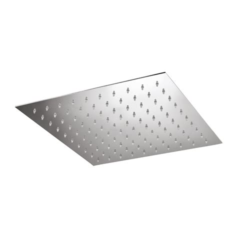 Soffione Quadro Spessore 2 Mm In Acciaio Inox WLS3115 CR Soffioni