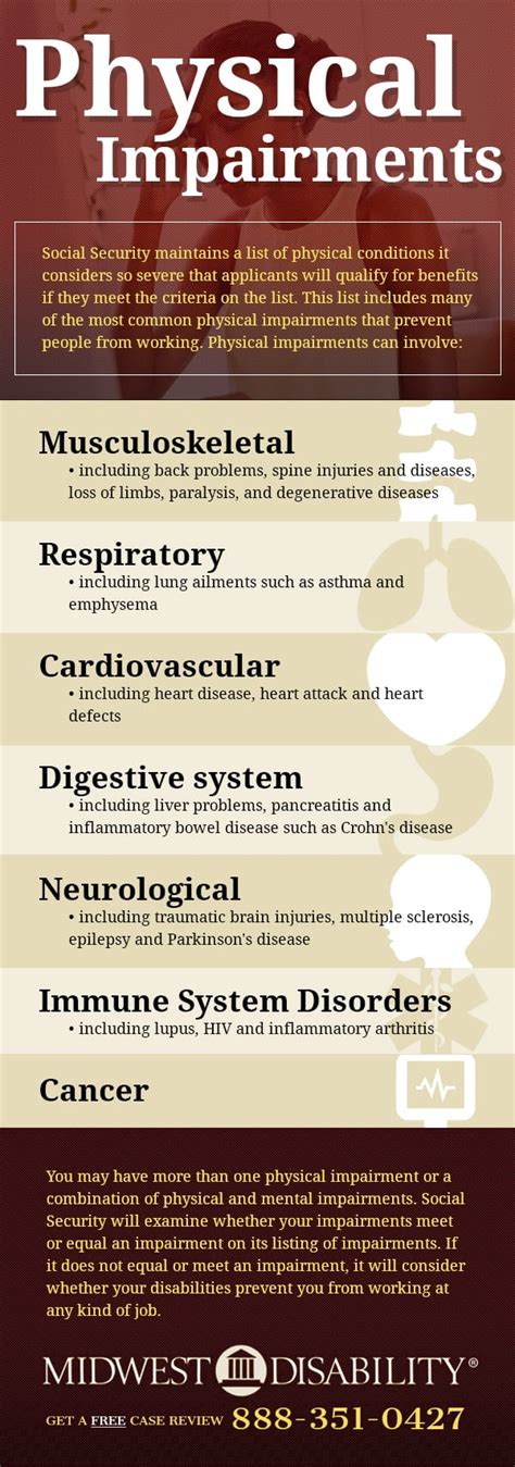 Social Security Disability Benefits For Physical Impairments