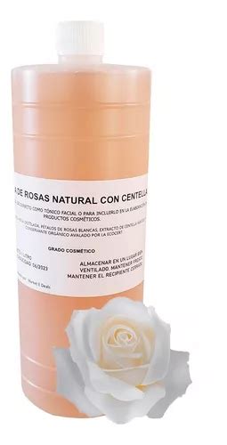 Agua De Rosas Con Centella Asiatica Tónico Facial 1 Litro Envío gratis