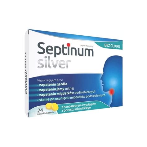 Zdrovit Septinum Silver Pastylki Do Ssania Na B L Gard A