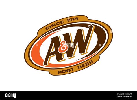 A&W Root Beer, Logo, White Background Stock Photo - Alamy