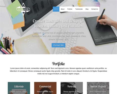 Illustrator Wordpress Theme Nexus Themes