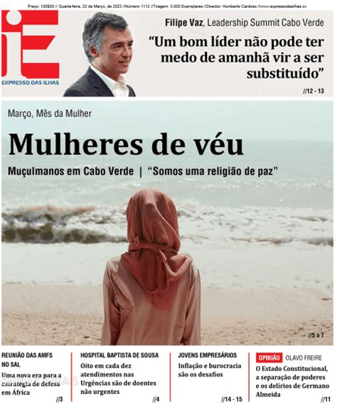 Expresso Das Ilhas Mar Jornais E Revistas Sapo Pt