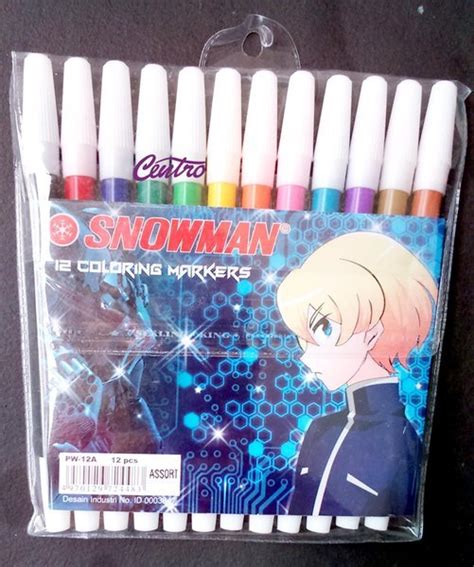 Jual Snowman Coloring Markers Spidol Warna Di Lapak Centro