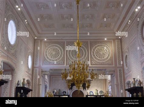 Room interior of Pena National Palace in Sintra, Portugal Stock Photo ...