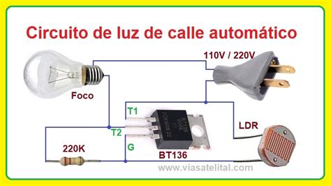 Circuito Automatico De Alumbrado Publico Con LDR