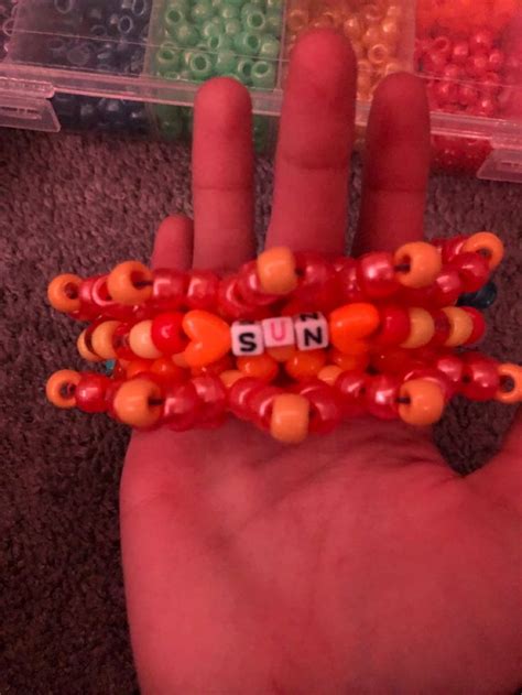 Sundrop Fnaf Kandi Cuff In Kandi Cuff Kandi Kandi Bracelets