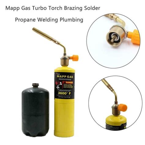 Mapp Gas Torch Mapp Gas Ignition Turbo Torch Brazing Solder Propane