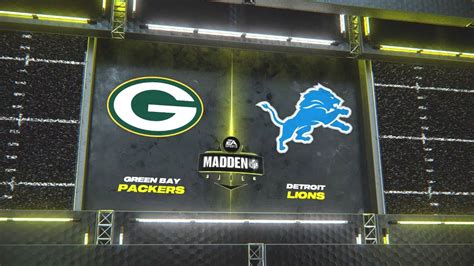 Madden Nfl 24 Green Bay Packers Vs Detroit Lions Simulation Week 12