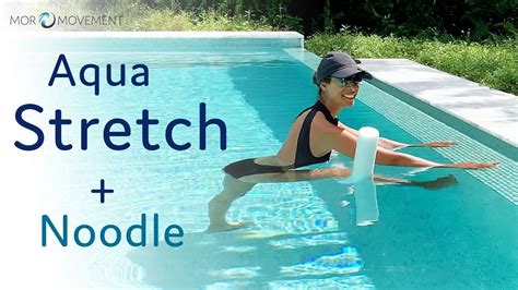 Stretching Exercises In The Pool With A Noodle YouTube