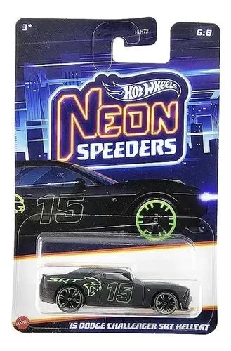 Hot Wheels Neon Speeders Dodge Challenger Str Hellcat MercadoLivre